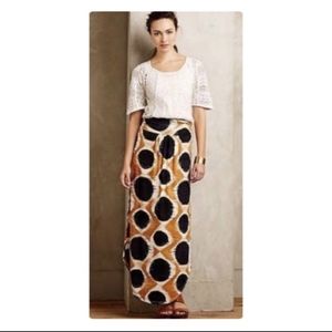 Anthropologie Maeve Melo Maxi Skirt
